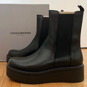 Vagabond Tara Platform Chelsea Boots - Size 39 / W 8.5